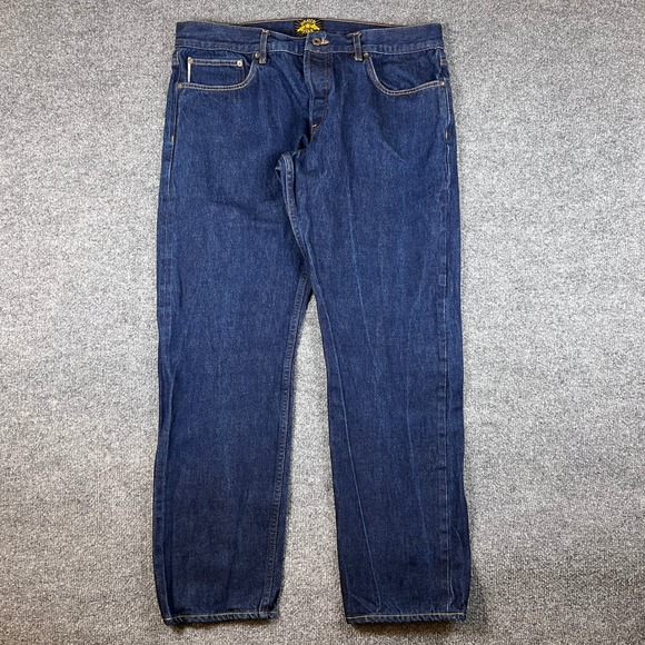 Brave Star Selvage Other - Brave Star Selvage Jeans Mens 38x32 Blue Dark Wash Selvedge Straight Made in USA